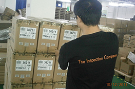 According to AQL the correct sample size will be randomly picked by the inspector.